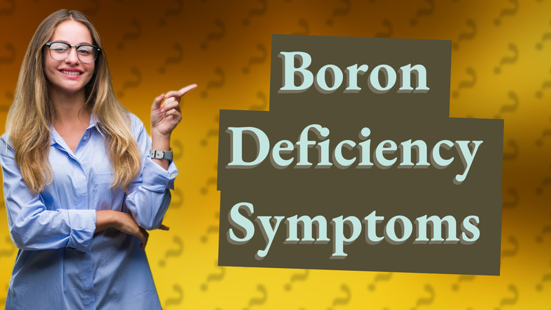 Boron Deficiency Symptoms