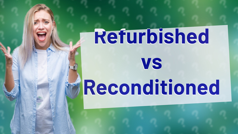 Refurbished vs Reconditioned