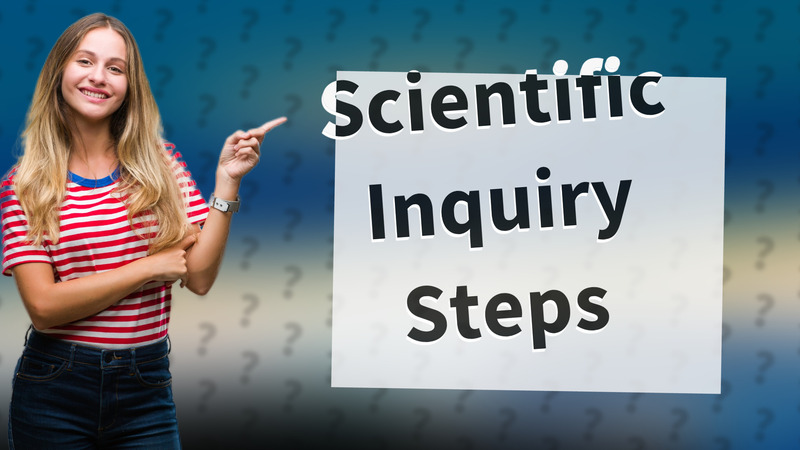 Scientific Inquiry Steps