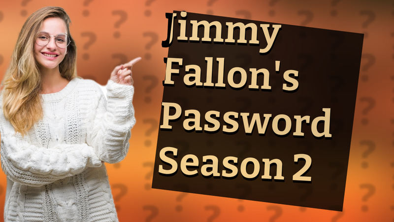 Jimmy Fallon's Password Season 2