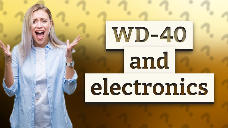 WD-40 and electronics