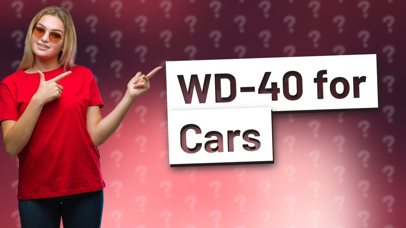 WD-40 for Cars