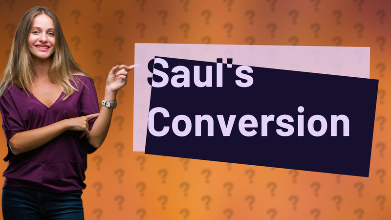 Saul's Conversion