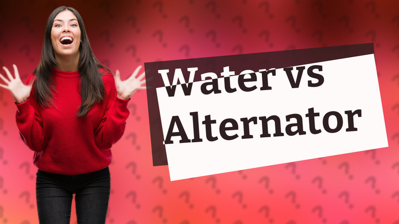 Water vs Alternator