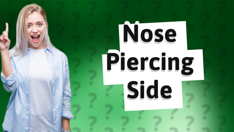 Nose Piercing Side