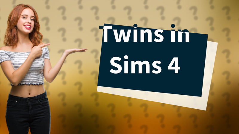Twins in Sims 4