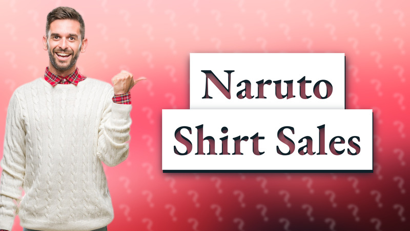 Naruto Shirt Sales