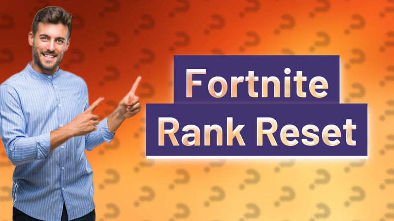 Fortnite Rank Reset