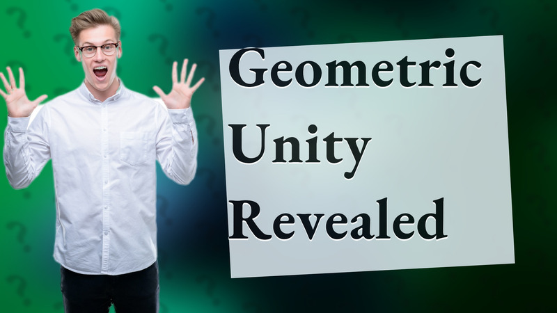 Geometric Unity Revealed