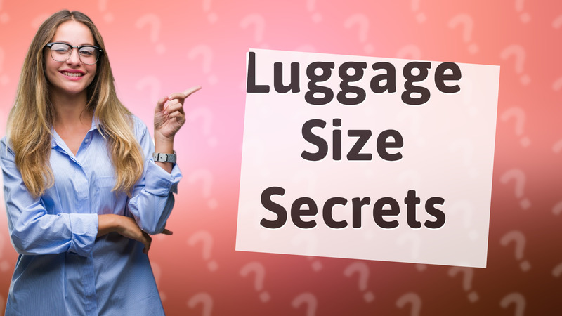 Luggage Size Secrets
