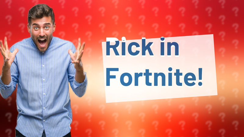 Rick in Fortnite!