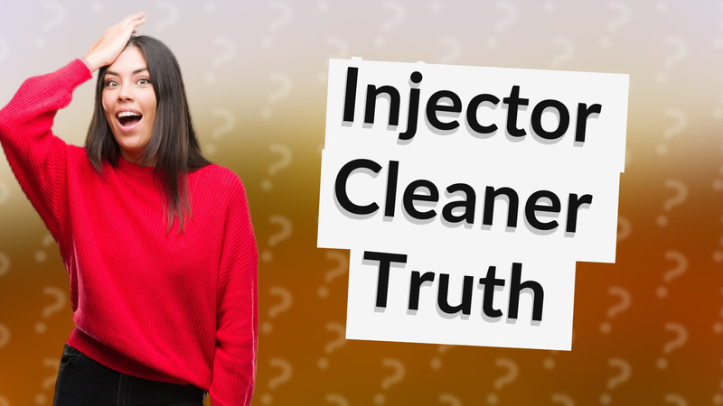 Injector Cleaner Truth