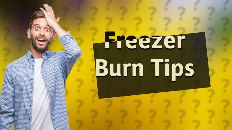Freezer Burn Tips