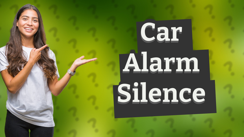 Car Alarm Silence