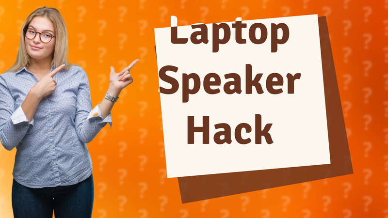 Laptop Speaker Hack