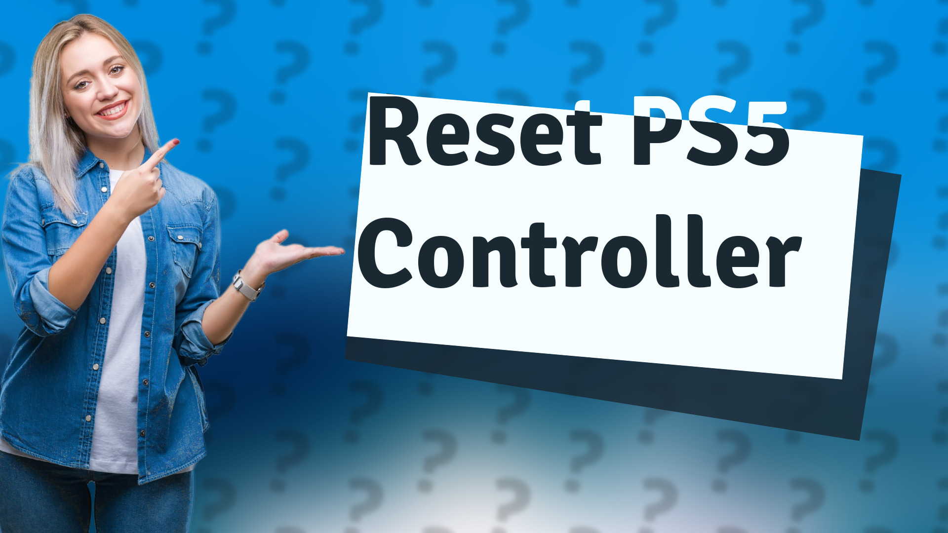 Reset PS5 Controller