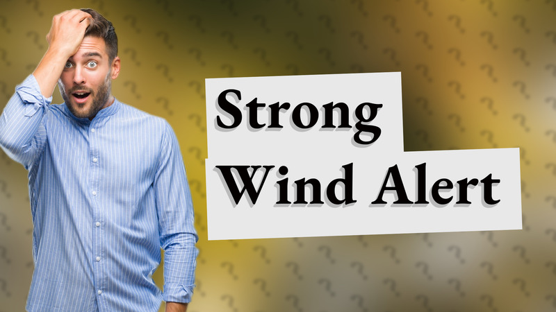 Strong Wind Alert