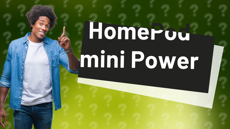 HomePod mini Power