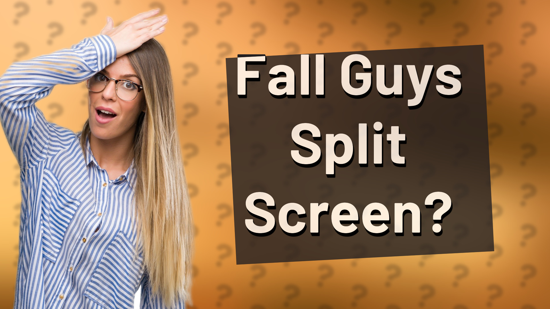 Fall Guys Split Screen?