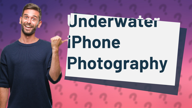Underwater iPhone Photography