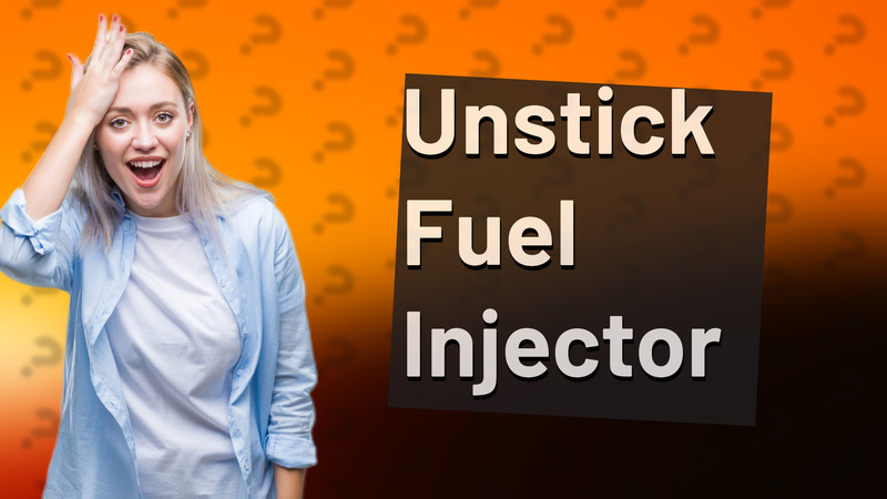 Unstick Fuel Injector