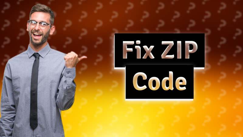Fix ZIP Code