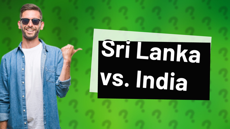 Sri Lanka vs. India