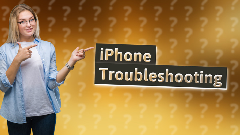 iPhone Troubleshooting