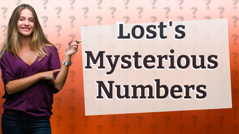 Lost's Mysterious Numbers
