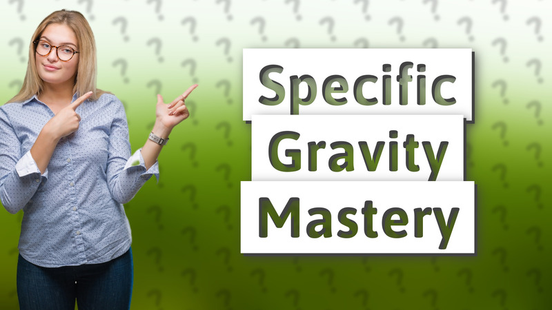 Specific Gravity Mastery
