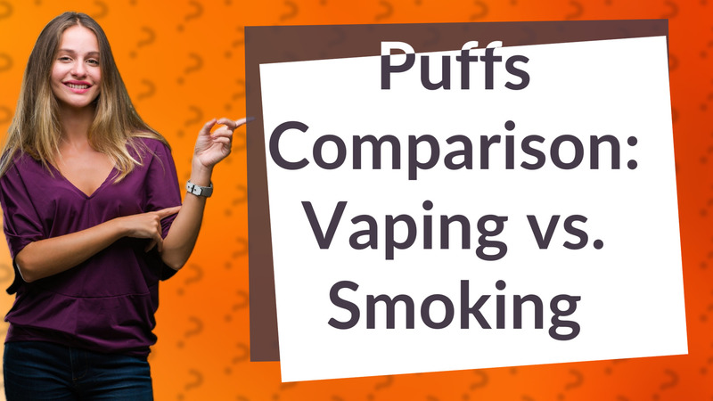 Puffs Comparison: Vaping vs. Smoking