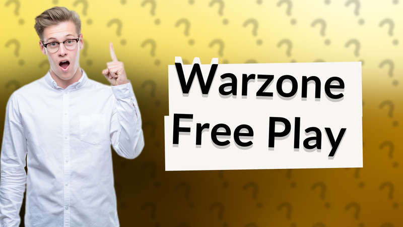 Warzone Free Play
