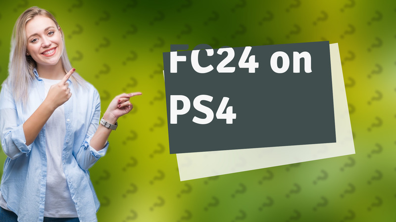 FC24 on PS4
