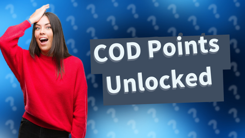 COD Points Unlocked