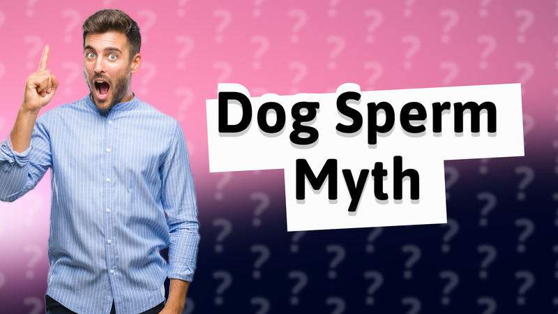 Dog Sperm Myth