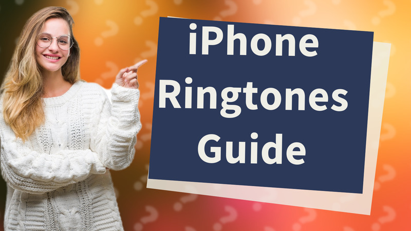 iPhone Ringtones Guide
