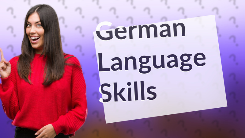 German Language Skills