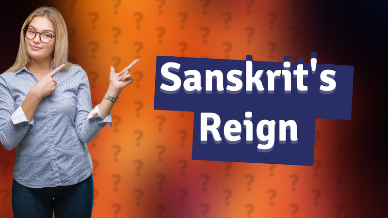 Sanskrit's Reign