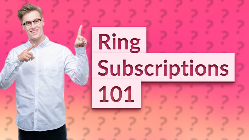 Ring Subscriptions 101