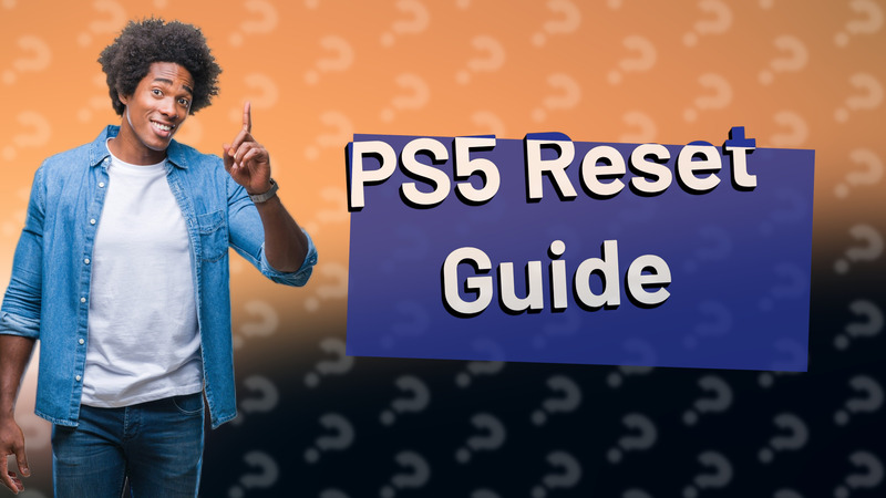 PS5 Reset Guide