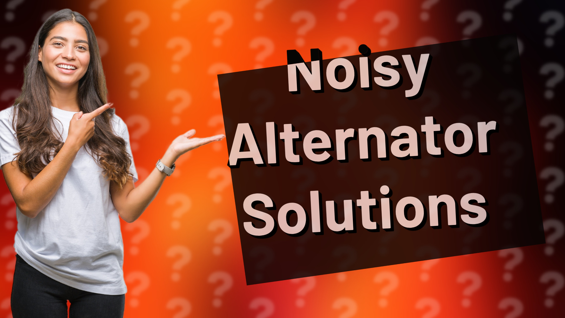 Noisy Alternator Solutions