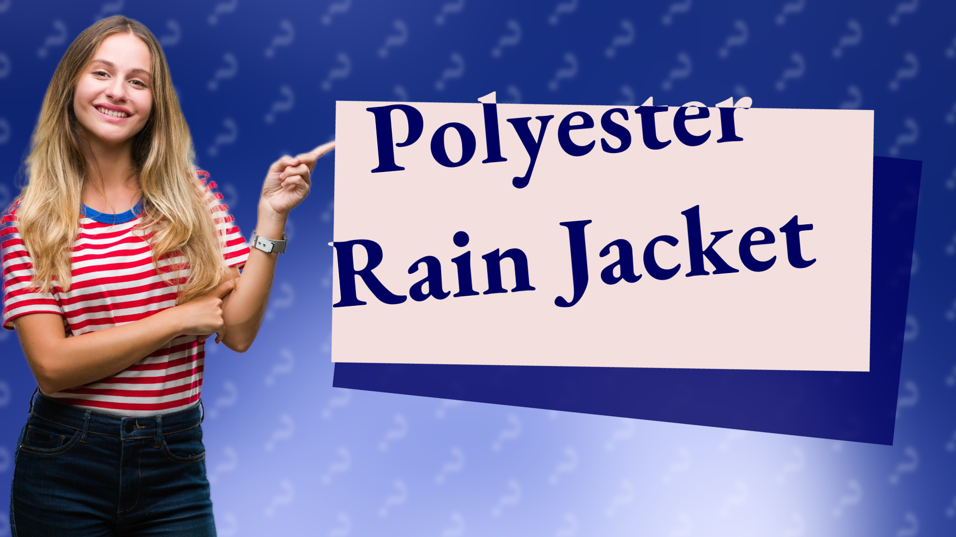 Polyester Rain Jacket