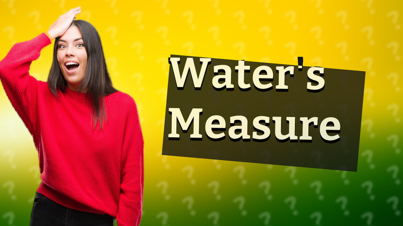 Water's Measure