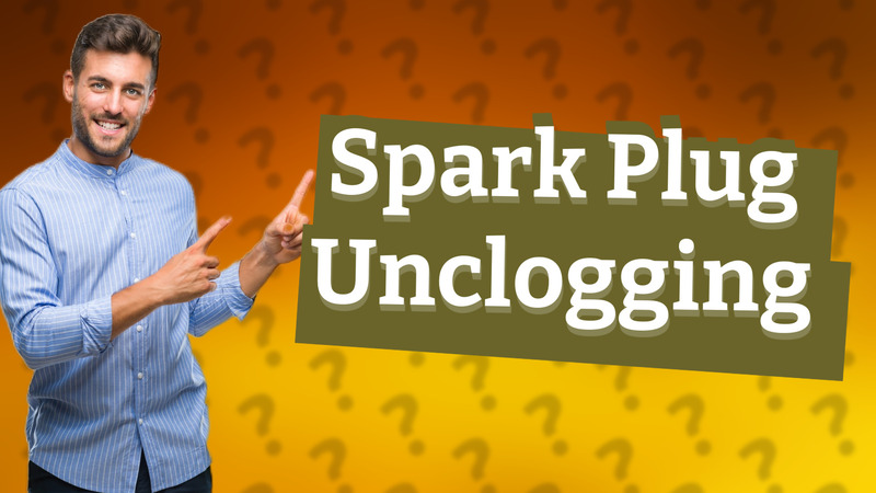 Spark Plug Unclogging