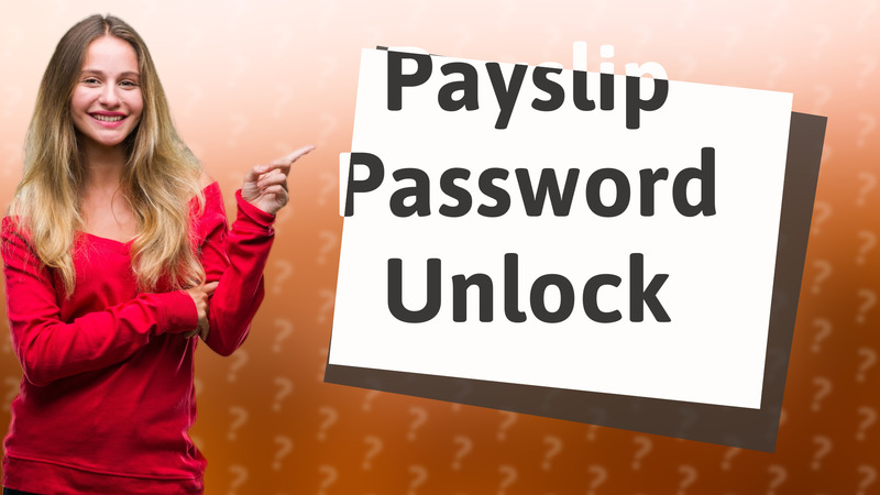 Payslip Password Unlock