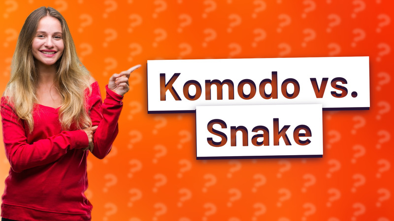 Komodo vs. Snake