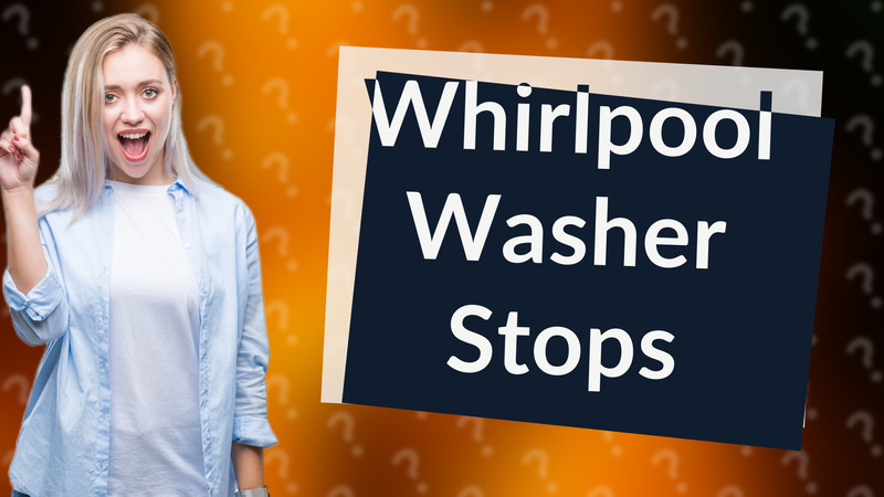Whirlpool Washer Stops