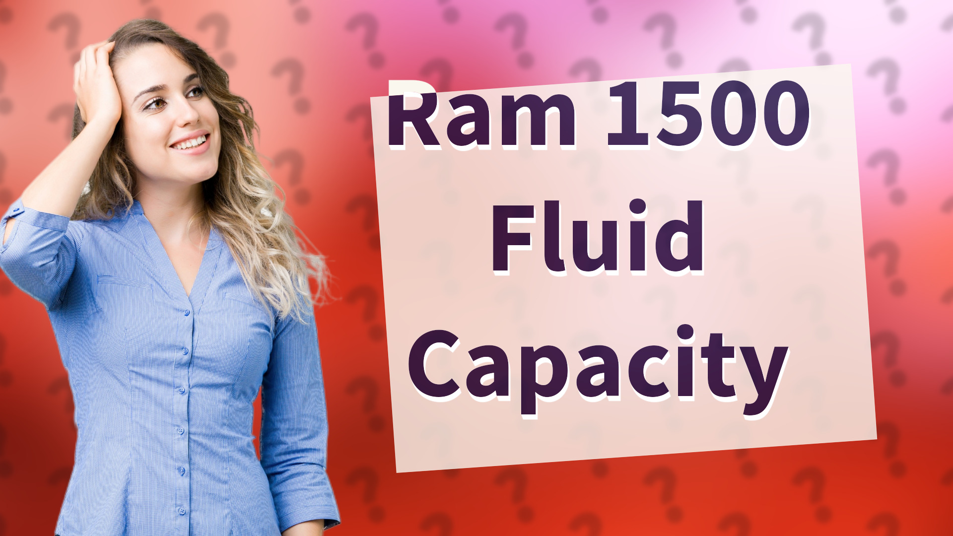 Ram 1500 Fluid Capacity
