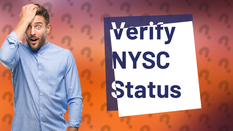 Verify NYSC Status