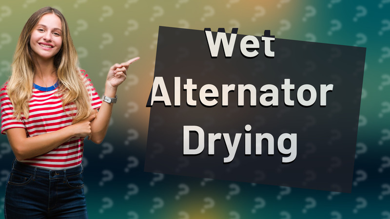 Wet Alternator Drying